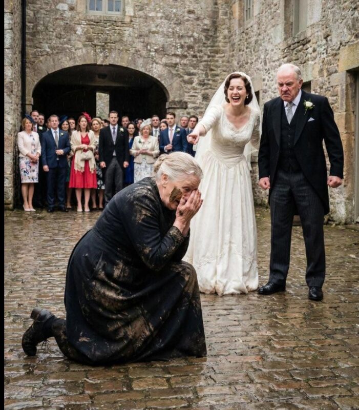 Vid min sons bröllop stod jag frusen medan min fru knuffades in i leran. Innan jag kunde flytta skrattade min svägerska och skrattade åt mig, » låtsas inte att det handlar om något annat än att stjäla uppmärksamhet.”