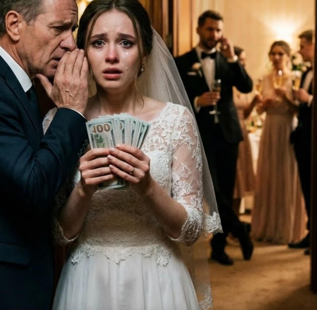 In meiner Hochzeitsnacht legte mir mein Schwiegervater 1.000 Dollar in die Hand und flüsterte: „Wenn du am Leben bleiben willst, lauf jetzt.“