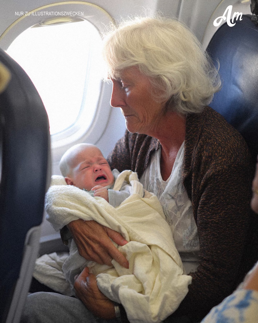 Ein Mann hat mich wegen meiner weinenden Enkelin von meinem Platz im Flugzeug vertrieben – aber er hat nicht erwartet, wer meinen Platz einnehmen würde