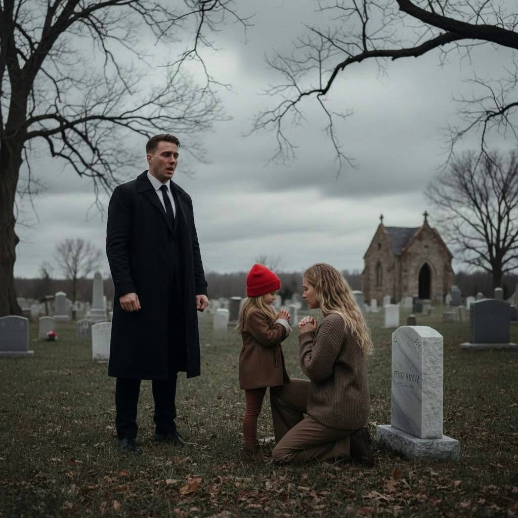 Während er das Grab seiner Mutter besucht, ist ein Milliardär erschüttert, als er seine Ex-Frau und seine Tochter dort kniend und in Tränen aufgelöst findet — ein schockierendes fünfjähriges Geheimnis kommt endlich ans Licht…