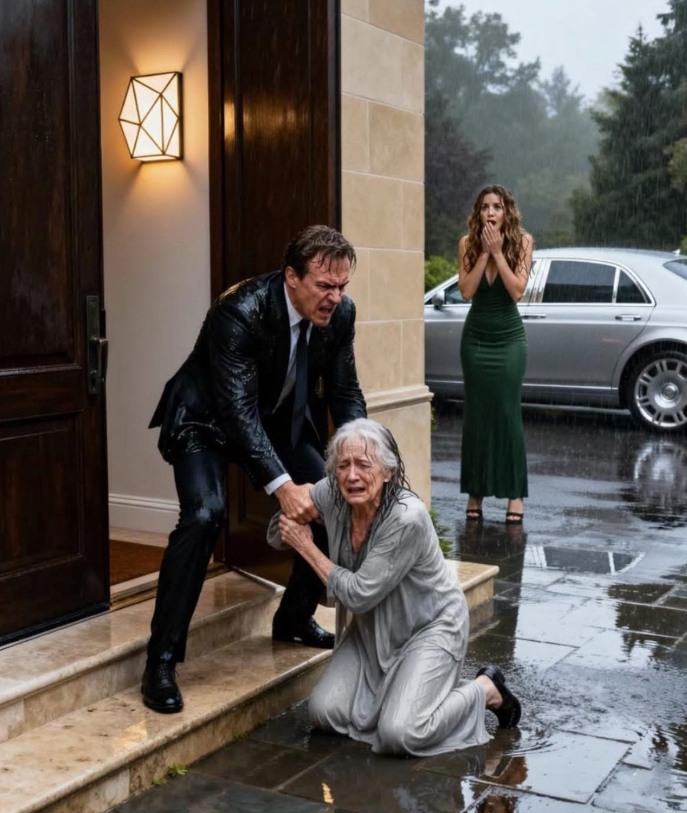 Er warf mich im Regen aus seiner Villa, weil ich alt und arm war … aber er wusste nicht, dass er an diesem Tag den Todesbefehl seines Imperiums unterschrieb.