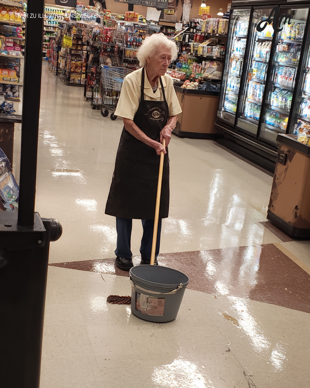 Ich habe mich für einen älteren Hausmeister in einem Lebensmittelladen eingesetzt – am nächsten Tag hörte ich meinen Namen über die Sprechanlage