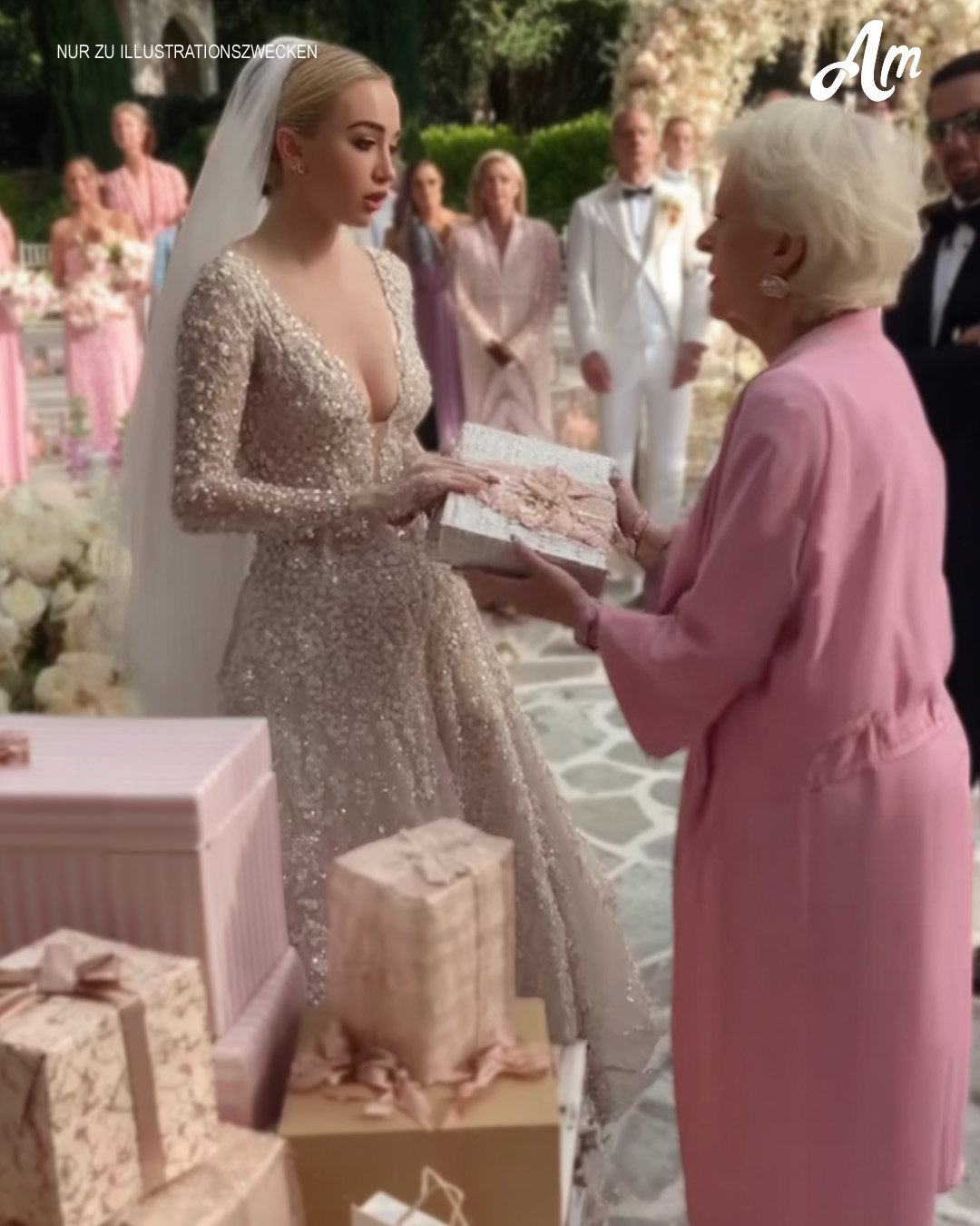 Die Verlobte meines Enkels beschämte mich öffentlich dafür, dass ich ein handgefertigtes Geschenk für ihre Hochzeit gemacht hatte – und dann packte jemand meine Hand ganz fest