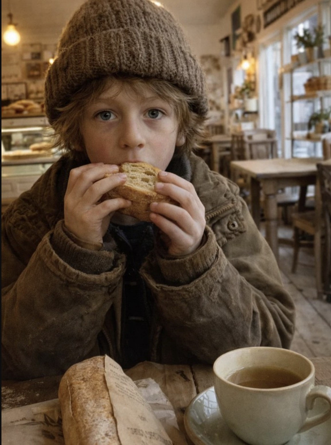 Ein hungriger Junge betrat meine Bäckerei – ich hätte nie gedacht, dass dieser Moment mein Leben verändern würde