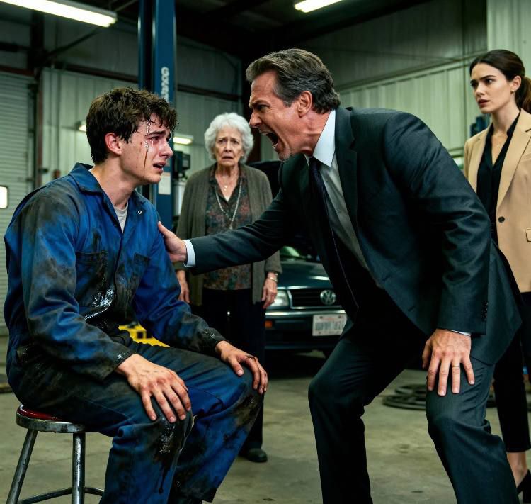 Er reparierte kostenlos das Auto einer älteren Frau—und sie feuerten ihn… aber Tage später entdeckte er, wer sie wirklich war…