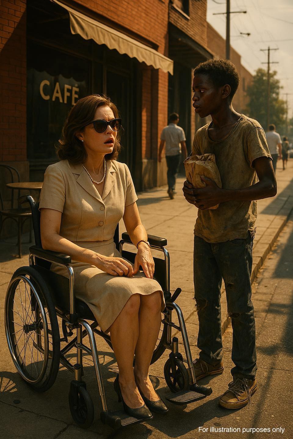 Der arme Junge fragte den gelähmten Millionär: “Kann ich dich im Austausch für dein übrig gebliebenes Essen heilen?” Sie lächelte … und dann änderte sich alles