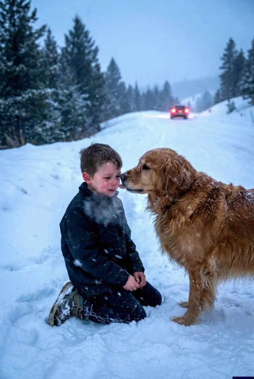 Min styvfar övergav mig i en snöstorm för att dö – men han räknade inte med hunden som vägrade låta natten vinna