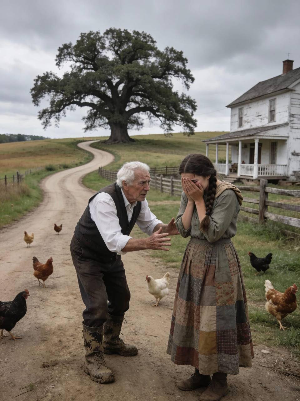 Der alte Bauer sagte: „Ich habe noch drei Monate—heirate mich, und alles wird dir gehören.“