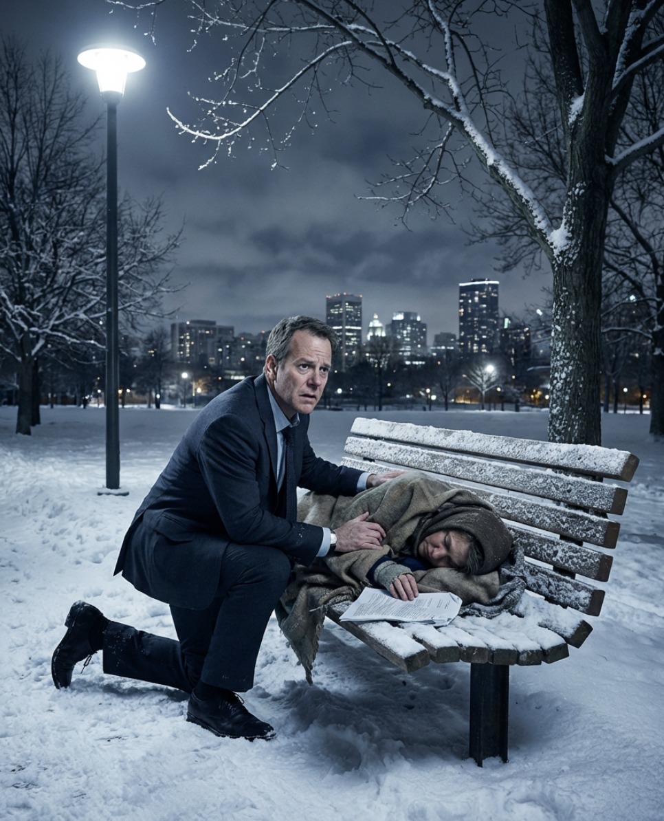 Er feuerte sie, weil sie fünf Minuten zu spät war – doch als er sie auf der Straße schlafend fand, mit den Krankenhausrechnungen ihrer Mutter bei sich, änderte sich alles.