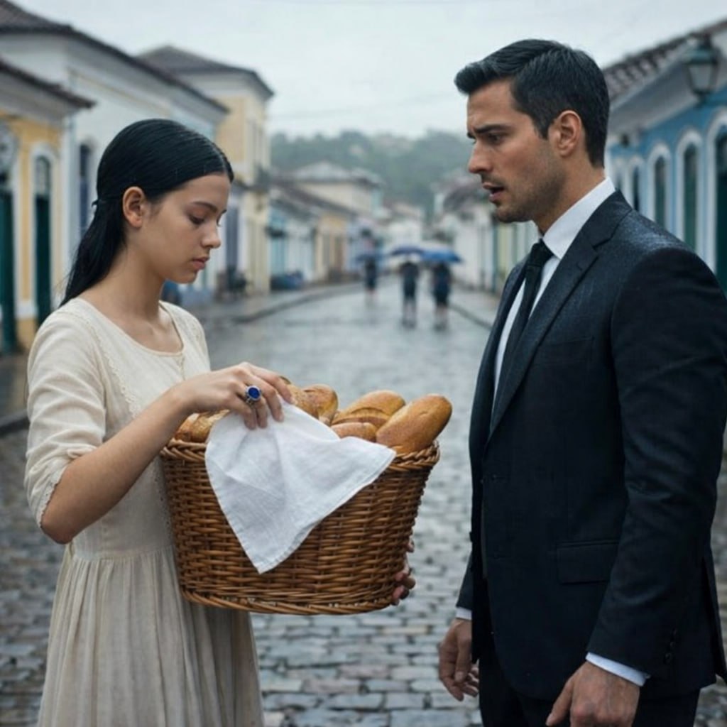 Miljonären köpte bröd till sin dotter utan att veta vem hon var… Men när han såg ringen…