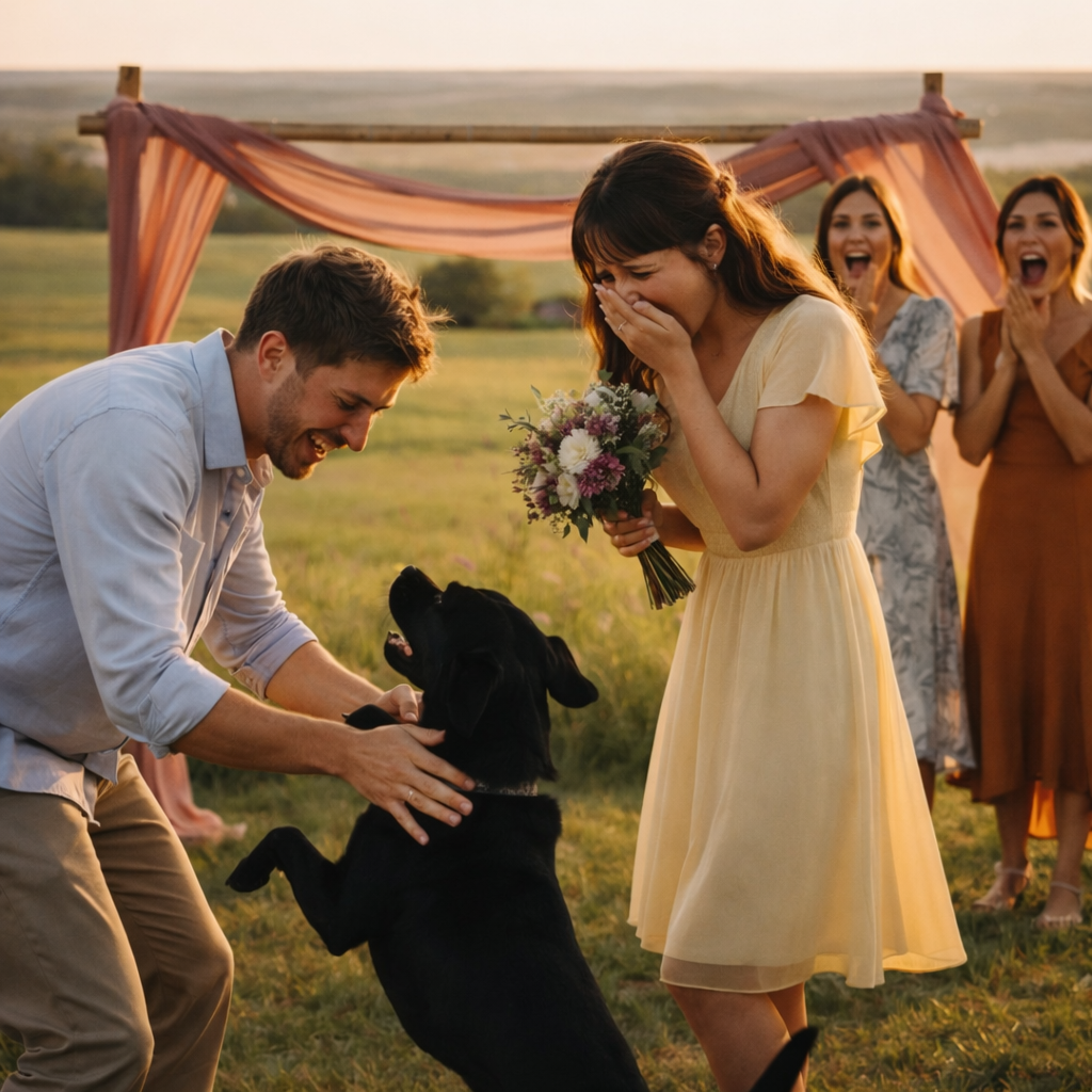 Während der Hochzeit stürzte sich mein Hund plötzlich auf den Bräutigam – und schon bald erfuhr ich den wahren Grund.