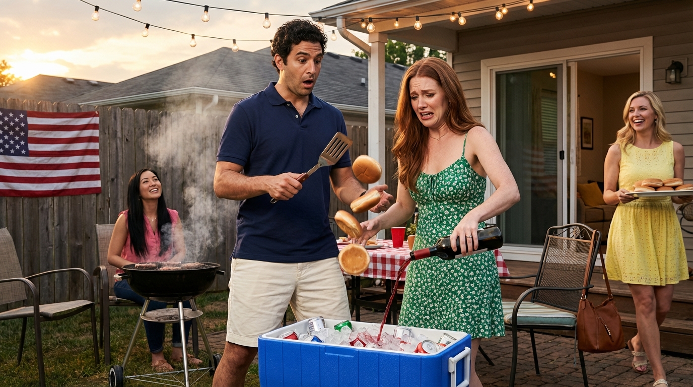 My Wife’s Best Friend Got Too Drunk At Our Barbecue And Asked—Loudly—“So… When Are You Finally Leaving Her?” Everyone Went Silent. Then She Blinked At Me And Said, “Wait… He Doesn’t Know?”