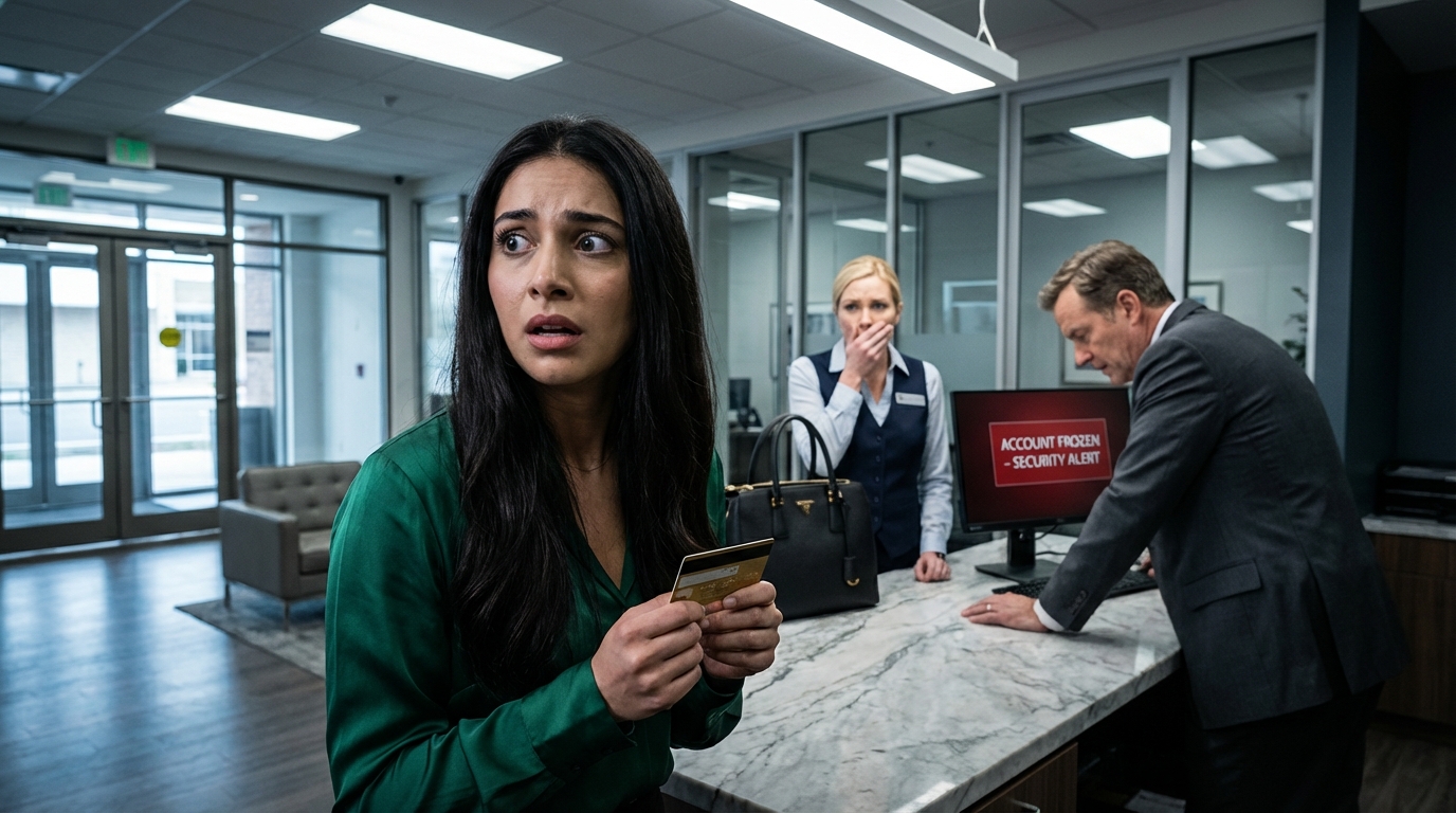 “Ma’am… you need to see this right now.” The banker turned his screen toward me—and my world collapsed. My father, the man who raised me on canned soup and secondhand shoes, had hidden over $3 million in secret accounts.