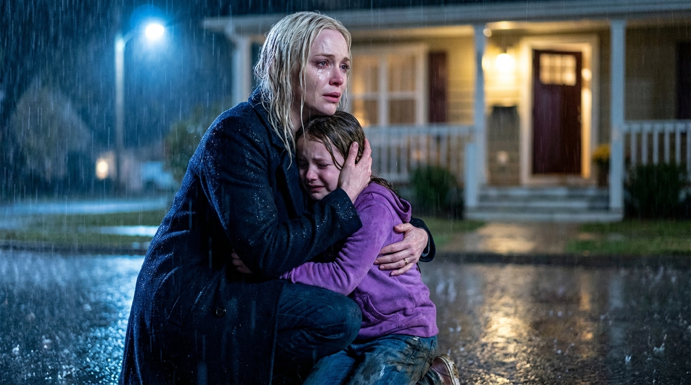 My parents told my 6-year-old to walk home in the rain “like a stray.” I didn’t scream or argue—I went home, opened my banking app, and made one quiet decision.