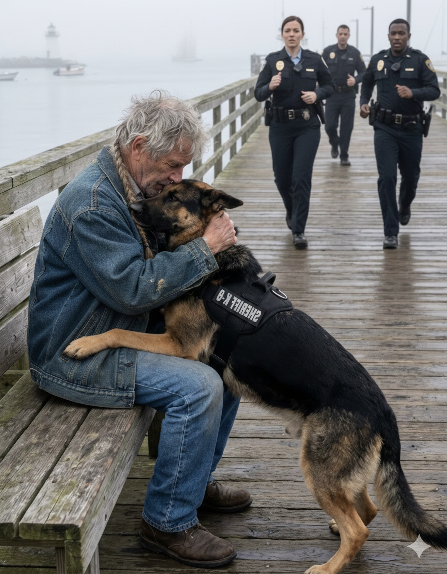 Die Polizei befahl einem Diensthund, einen älteren Veteranen anzugreifen – doch die Reaktion des Hundes versetzte alle in Staunen und veränderte alles.