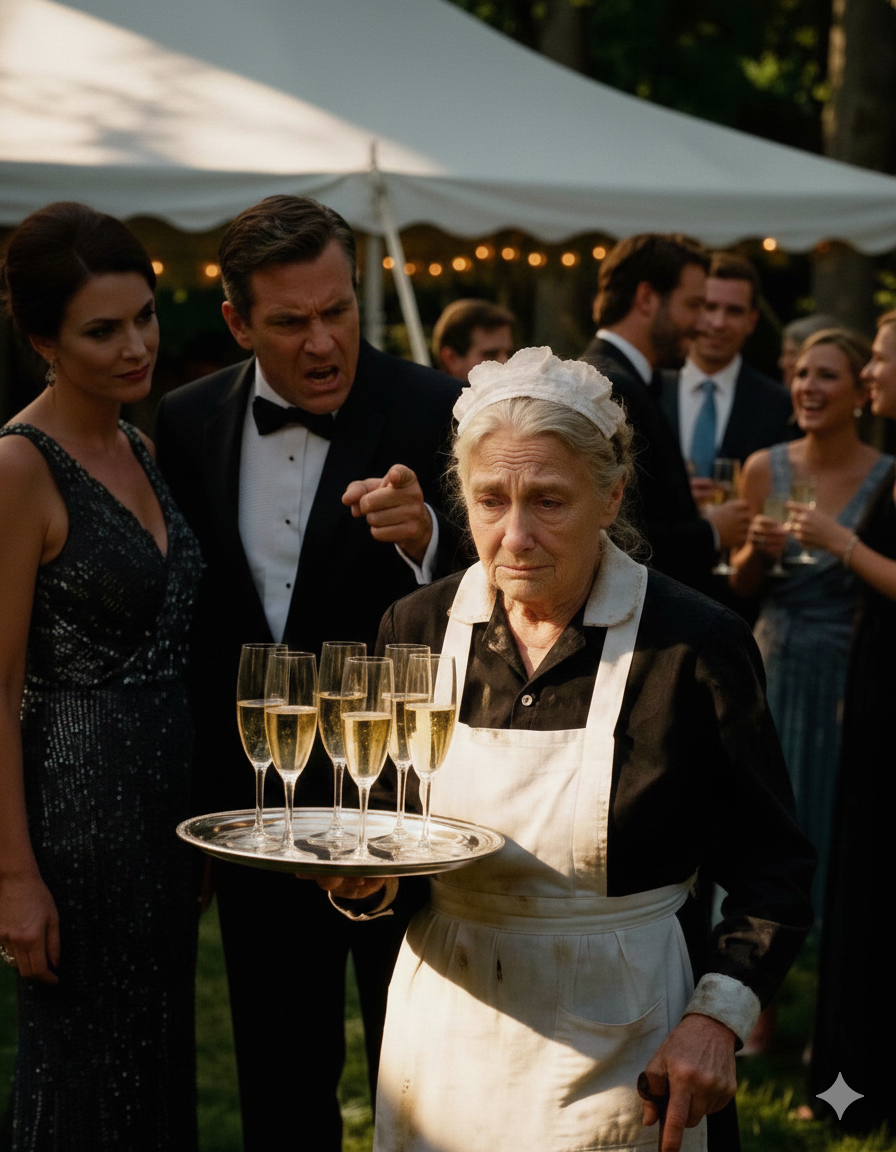 Nach zwölf Jahren kehrte ich nach Hause zurück und fand meine Frau hinkend in einer Dienstmädchenuniform vor, wie sie in der Villa, die ich ihr gekauft hatte, Getränke servierte, während mein Sohn und seine neue Frau mit den Fingern schnippsten, als wäre sie nichts wert.