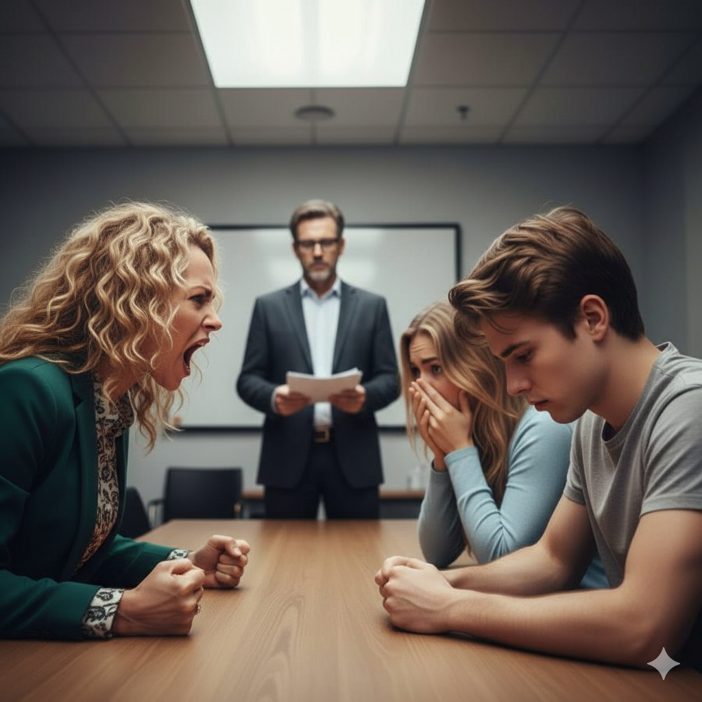 „Wir haben dein Erbe deinem Bruder gegeben, du brauchst es nicht!“ — sagte die Mutter, doch der Notar überraschte alle mit neuen Dokumenten.