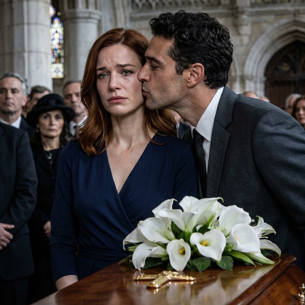 Während der Beerdigung meines Vaters lehnte sich mein Mann zu mir und flüsterte: „Ich habe die Schlösser der Eigentumswohnung im Wert von 30 Millionen geändert, die du geerbt hast. Wenn du das nicht akzeptierst, lassen wir uns scheiden.“ Ich konnte nicht aufhören zu lachen, denn die Wohnung gehörte mir noch gar nicht wirklich.