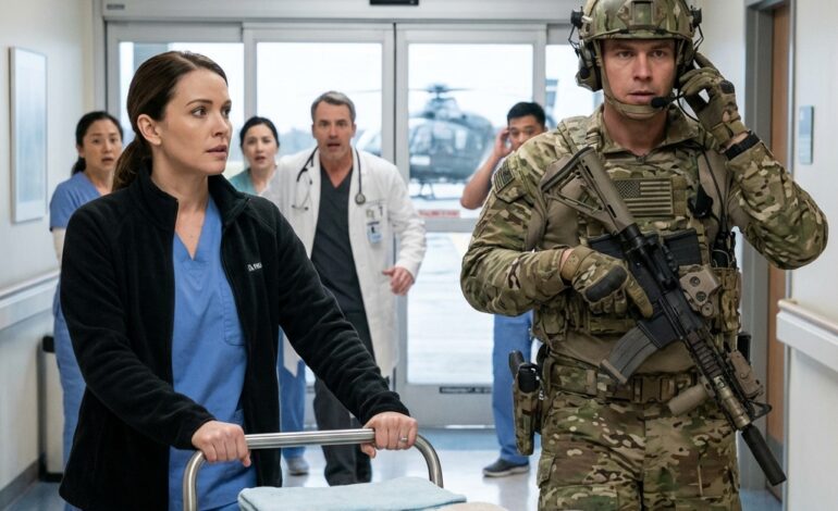 Sie war nur die neue Krankenschwester, die von allen übersehen wurde – bis plötzlich eine Hubschrauber-Crew auftauchte und nach ihr suchte, sodass der ganze Raum sprachlos erstarrte.