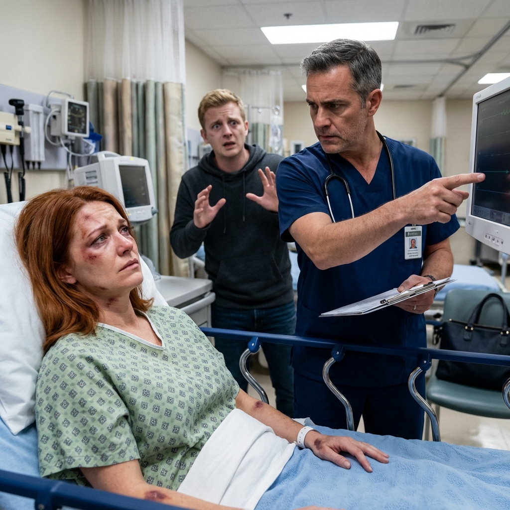 Er schlug mich jeden Tag wegen der kleinsten Dinge – verbranntem Toast, einer späten Antwort, einem falschen Blick. “Du hast mich dazu gebracht”, zischte er. Eines Nachts verschlang mich die Panik und ich brach zusammen. Im Krankenhaus sagte er zu ihnen: “Sie ist in der Dusche ausgerutscht.”