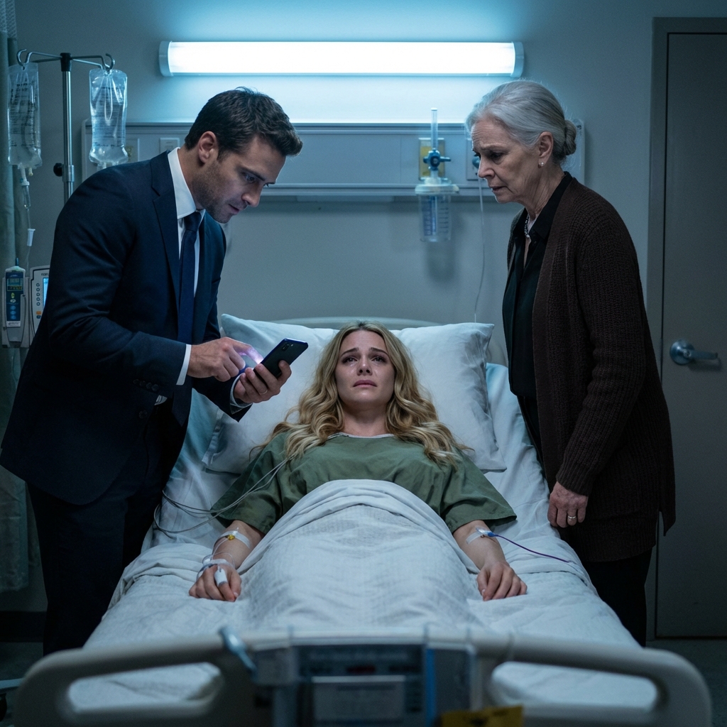 Während ich nach einer Fehlgeburt um mein Leben kämpfte, benutzten mein Mann und seine Mutter meinen Fingerabdruck, um jeden Cent von meinem Bankkonto zu stehlen. Am nächsten Tag verspottete er mich und sagte, mein Geld habe für ihr Traumhaus bezahlt. Anstatt zu weinen, lachte ich unkontrolliert, weil die App, auf die sie zugegriffen hatten, war…