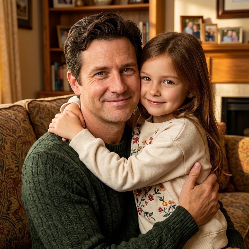 Ich hörte zufällig am Telefon, wie mein Mann unsere fünfjährige Tochter bat, mir etwas nicht zu erzählen — und in derselben Sekunde rannte ich nach Hause