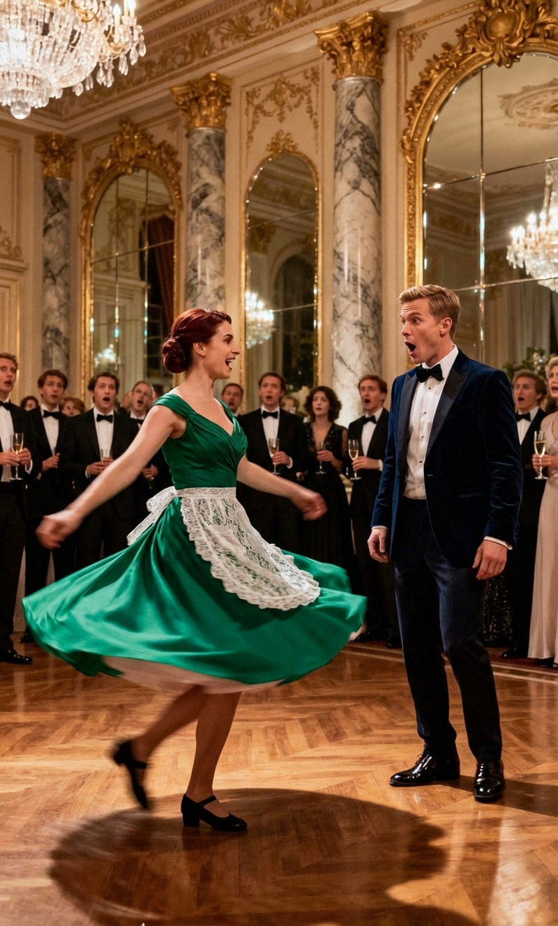 „WENN DU TANZEN KANNST, HEIRATE ICH DICH“, SAGTE DER MILLIONÄR — UND FORDERTE DIE PUTZFRAU HERAUS.