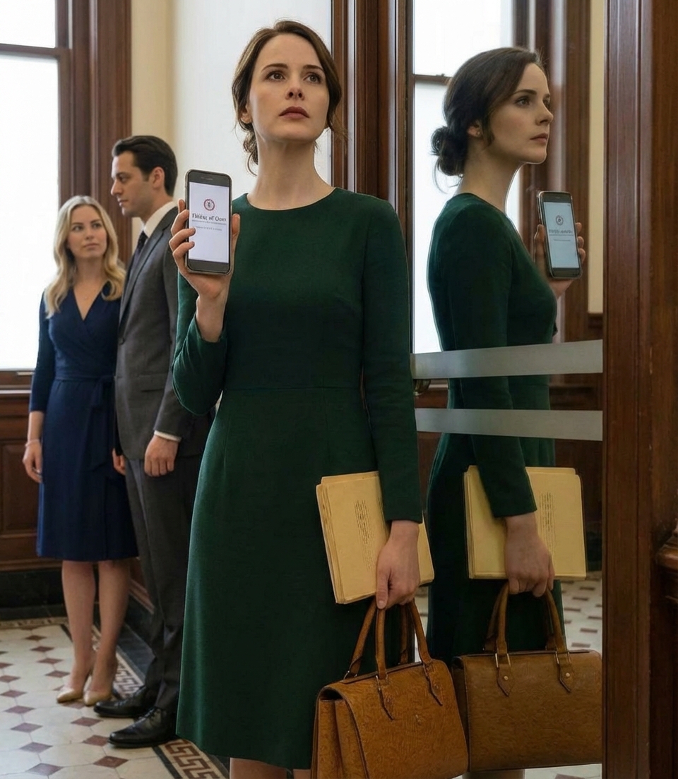 Bei unserer Scheidungsanhörung spottete mein Ex-Mann über mein Secondhand-Ladenkleid, während seine glamouröse Verlobte lachte, aber nur wenige Minuten später ging ich mit einem Erbe davon, von dem er nie träumen konnte.