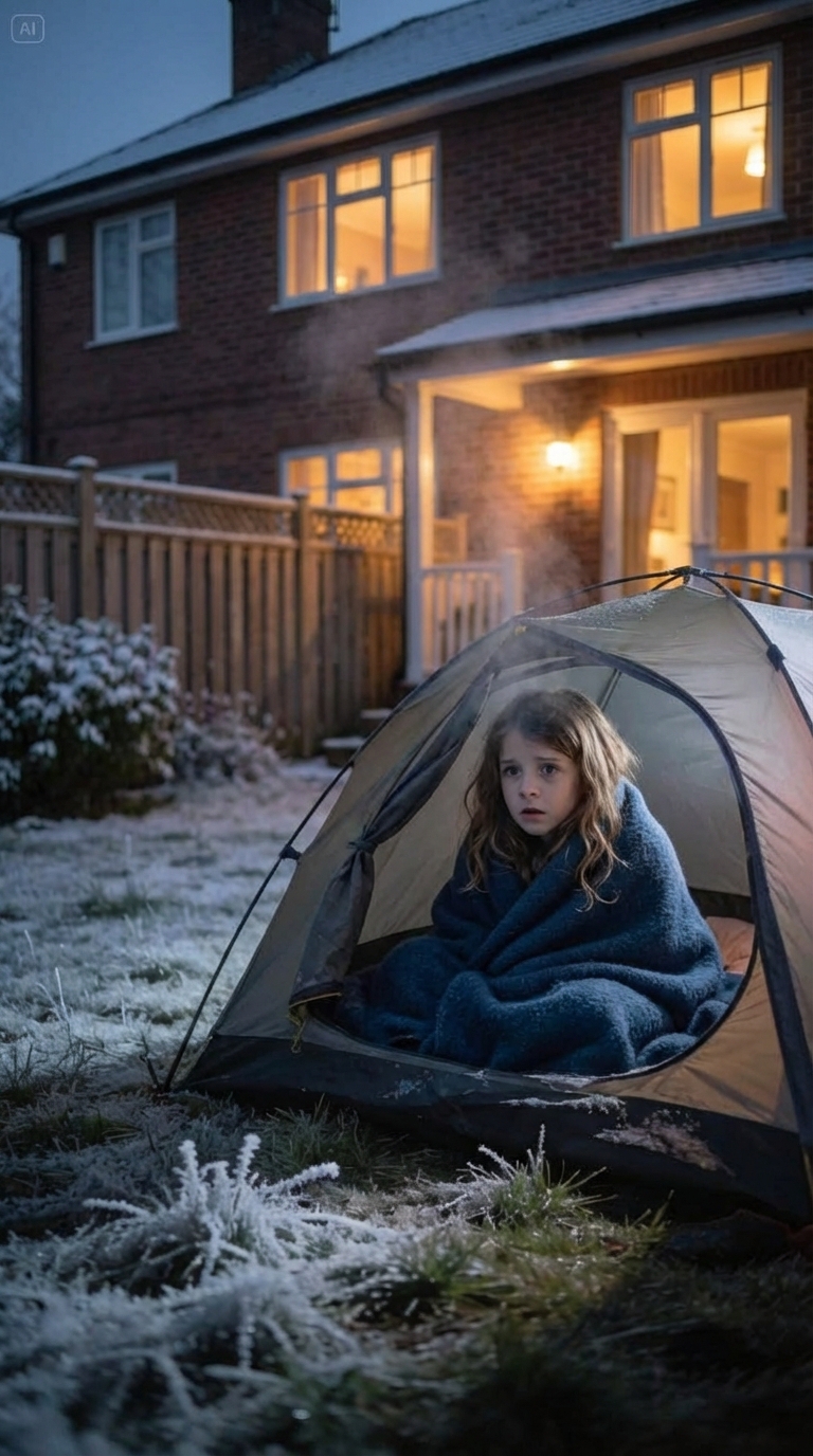 Meine Schwiegereltern behaupteten, das Haus sei voll, Also ließen sie meine Tochter draußen in der Kälte schlafen. Sie wurde am nächsten Morgen ins Krankenhaus gebracht, und als die Wahrheit durch die Nachrichten herauskam, sah sich die ganze Familie ernsthaften Auswirkungen ausgesetzt.