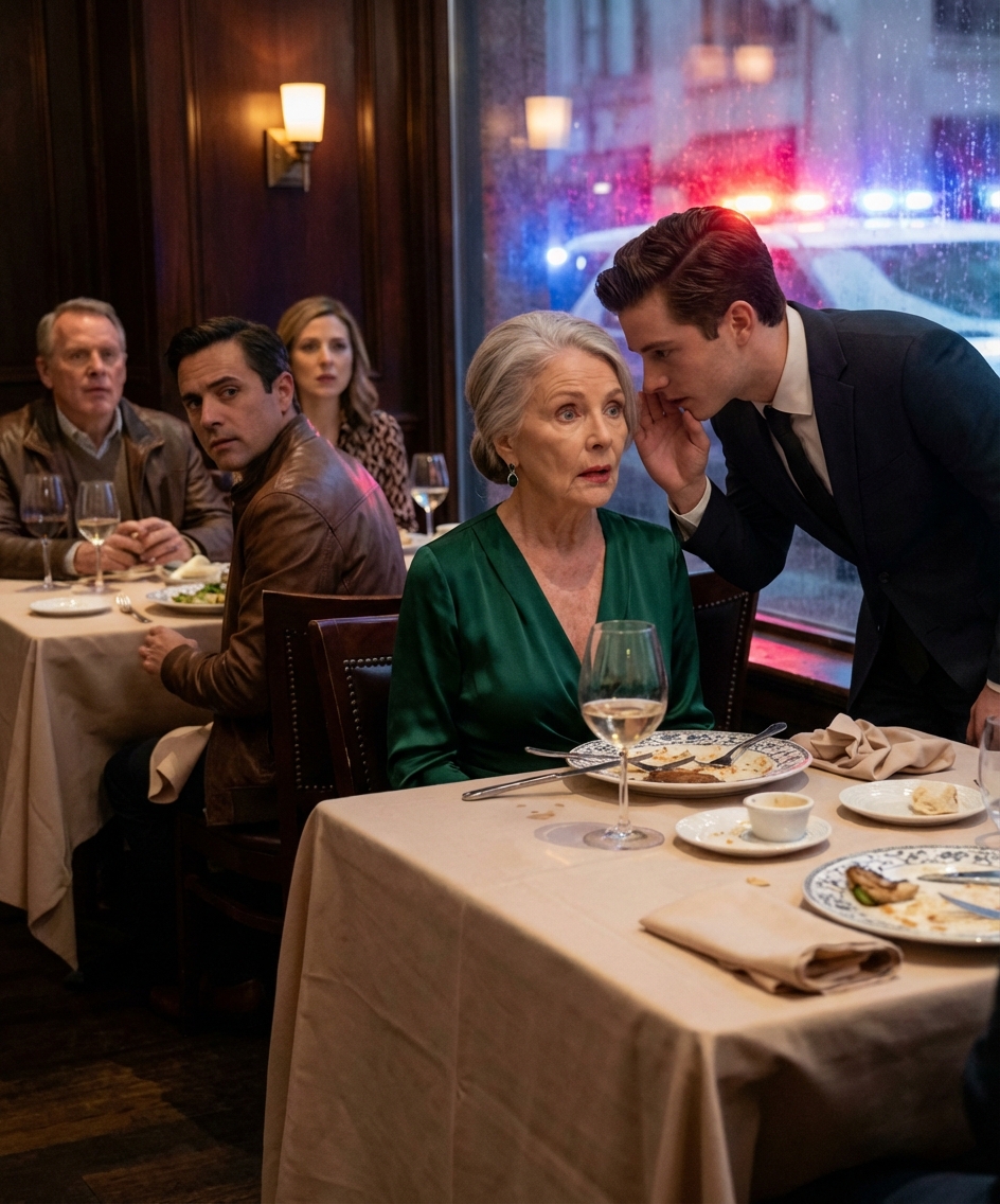 Ich aß mit meiner Tochter und ihrem Mann in einem gehobenen Restaurant zu Abend. Nachdem sie gegangen waren, beugte sich der Kellner nach unten und flüsterte etwas, das mich auf meinem Platz einfrieren ließ.