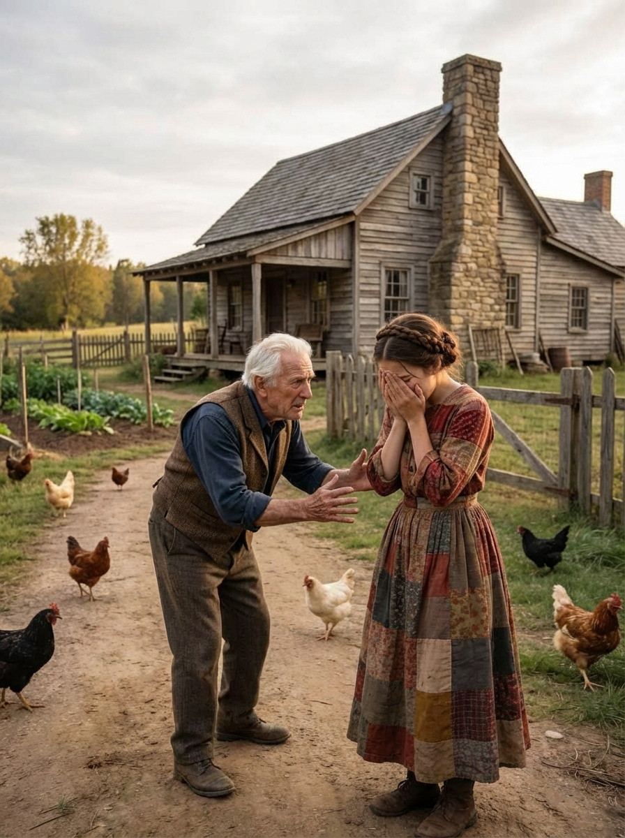Der alte Bauer sagte: „Ich habe noch drei Monate—heirate mich, und alles wird dir gehören.“