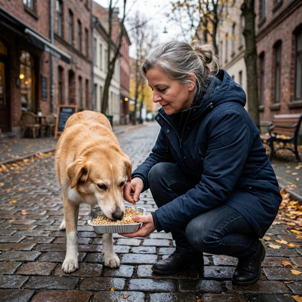 Ich habe fast meinen gesamten Gehaltsscheck einer obdachlosen Frau mit Hund gegeben – sechs Monate später, Ich habe einen Brief von ihr bekommen