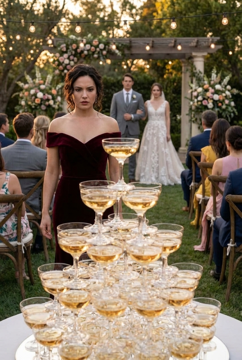 Sie versuchte, die Hochzeit zu ruinieren — ein ruhiger Schritt des Trauzeugen stoppte alles.