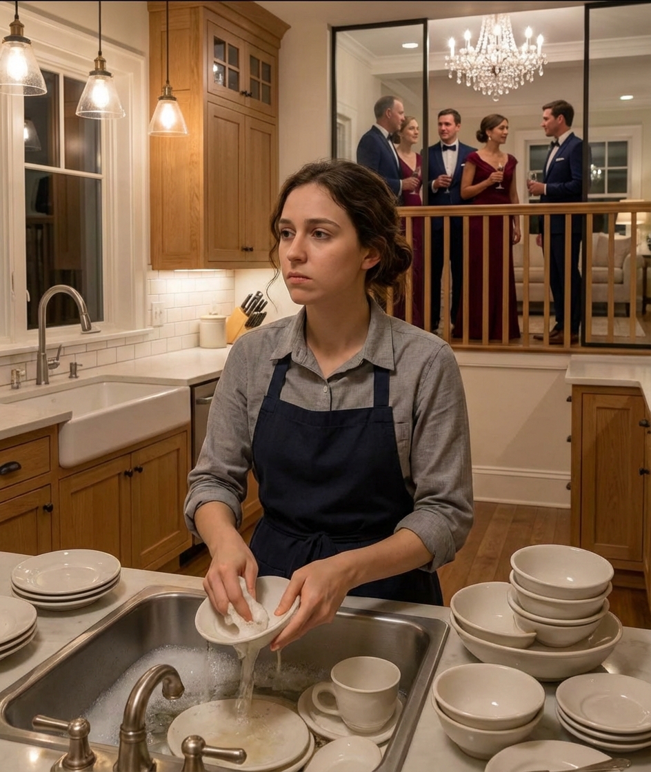 Sie befahlen mir, bei der Gala Geschirr zu spülen — ohne zu wissen, dass mir die Villa gehörte