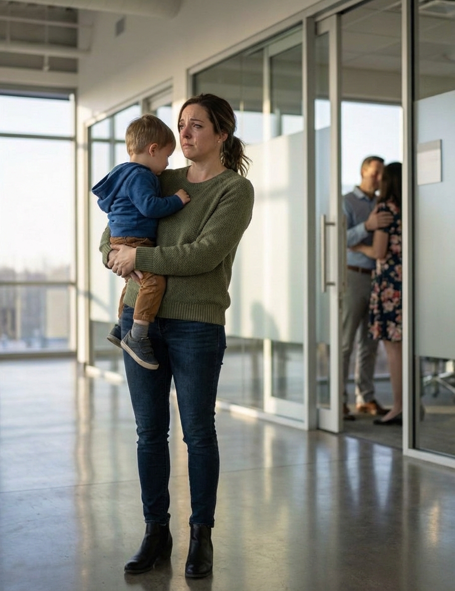 Ich habe **50 Millionen Dollar** im Lotto gewonnen. Ich rannte mit unserem kleinen Sohn zum Büro meines Mannes, um ihm die Nachricht zu überbringen. Als ich ankam, hörte ich **intime Geräusche** von ihm … Und dann tat ich etwas.