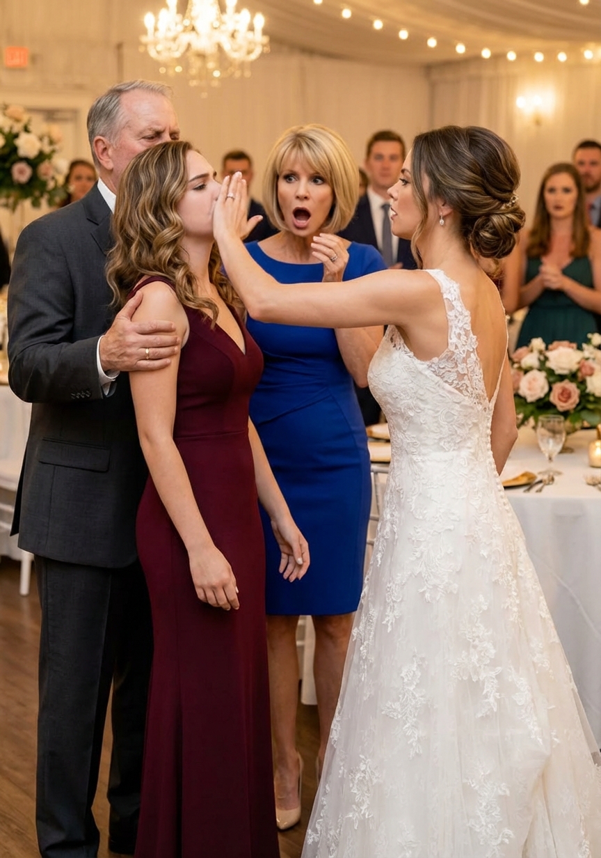 Auf der Hochzeit meines Bruders ohrfeigte mich seine Verlobte vor 150 Gästen – nur weil ich mich geweigert hatte, ihr mein Haus zu überlassen. Meine Mutter zischte: „Mach keine Szene. Geh einfach stillschweigend.“ Mein Vater fügte hinzu: „Manche Menschen wissen einfach nicht, wie man gegenüber der Familie großzügig ist.“ Mein Bruder zuckte mit den Schultern: „Echte Familie unterstützt sich gegenseitig.“ Mein Onkel nickte: „Manche Geschwister verstehen ihre Verpflichtungen einfach nicht.“ Und meine Tante murmelte: „Egoistische Menschen ruinieren immer besondere Anlässe.“ Also ging ich. Still. Ruhig. Doch am nächsten Tag … begann alles auseinanderzubrechen. Und keiner von ihnen war auf das vorbereitet, was als Nächstes kam.