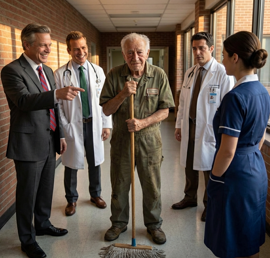 Ein Milliardär verkleidet sich als armer Reiniger in seinem neu gebauten Krankenhaus, um seine Mitarbeiter zu testen, und das Ende lässt ihn schockieren.