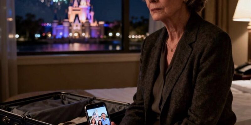 Mein Sohn und seine Frau sagten, ich hätte auf einem Familienausflug nicht genug Platz. Sie gingen mit meinen Enkelkindern und 13 anderen Verwandten nach Disneyland. Ich habe nichts gesagt. Stattdessen traf ich eine Entscheidung, die sie am vierten Tag schockierte und…