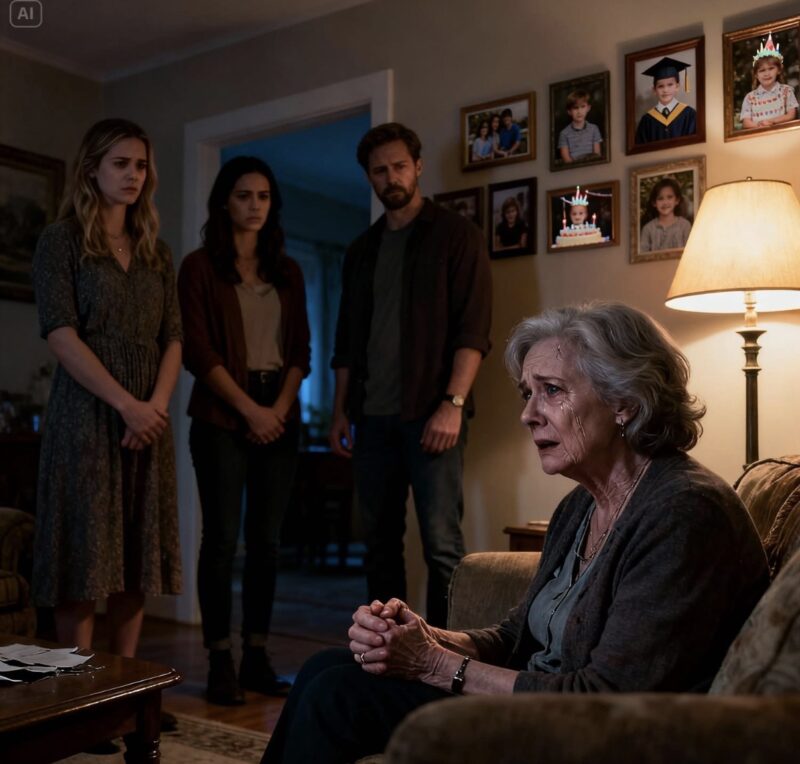 Nachdem meine Schwester bei einem Unfall ums Leben gekommen ist, nehme ich ihre drei Kinder mit. Ich habe alles—mein Zuhause, meine Träume, mein ganzes Leben -als sie noch jung waren. Zwanzig Jahre später hat mich die Wahrheit, die sie mir zugegeben haben, unaufhaltsam zittern lassen.