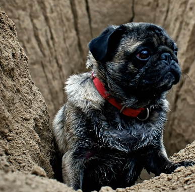 Dog Saved After Clinging To Side Of A Cliff, Rewards Rescuers With Kisses