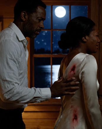 At 61, I thought our wedding night would be gentle—two late hearts finally at peace. But when I helped her unzip her dress, the lamp light revealed the truth: long, raised scars crossing her back like someone had tried to erase her. She sucked in a breath. “Don’t look,” she pleaded. My hands started shaking. “Who did this to you?” Her eyes filled. “My ex… and I survived by staying quiet.” Then she whispered, “If you hate me for what I endured, say it now.”