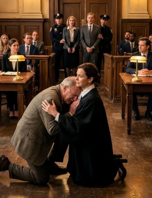 Ich habe meinen Eltern nie gesagt, dass ich Bundesrichterin bin, nachdem sie mich vor zehn Jahren verlassen hatten. Kurz vor Weihnachten riefen sie plötzlich an mit der Aufforderung, „wieder Kontakt aufzunehmen“. Als ich ankam, deutete meine Mutter auf den eisigen Gartenschuppen. „Wir brauchen ihn nicht mehr“, spottete mein Vater. „Der alte Kerl steht hinten – nimm ihn mit.“ Ich rannte zum Schuppen und fand dort meinen Großvater, der im Dunkeln zitternd stand. Sein Haus war verkauft und alles gestohlen worden. Das war die Essenz. Ich zog meinen Dienstausweis heraus und tätigte einen einzigen Anruf. „Führen Sie die Haftbefehle aus!“