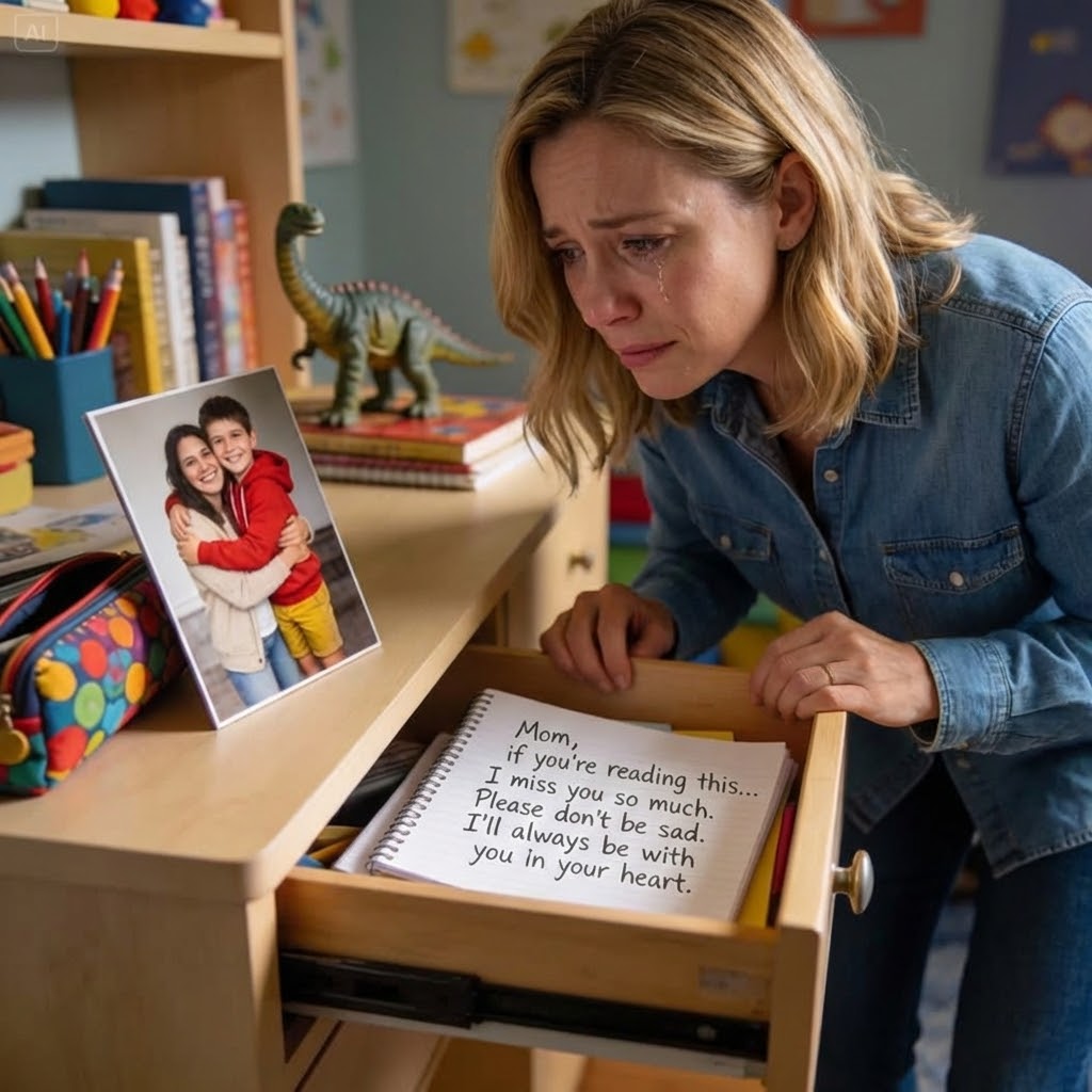 From his hospital bed, my son looked at me and said, ‘I’m sorry, Mom. I can’t protect you anymore.’ I laughed nervously until he added, ‘When I’m gone, go home and open my drawer.’ What I found there made my blood turn cold.