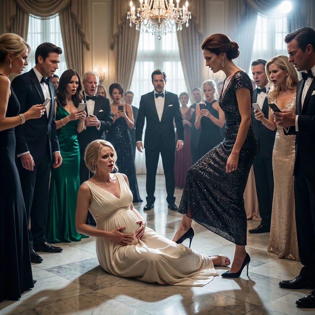 “She’s pregnant—have you lost your mind?” Millionaire Lets Mistress Step on Pregnant Wife—Until Her Three CEO Brothers Step Out of Luxury Cars