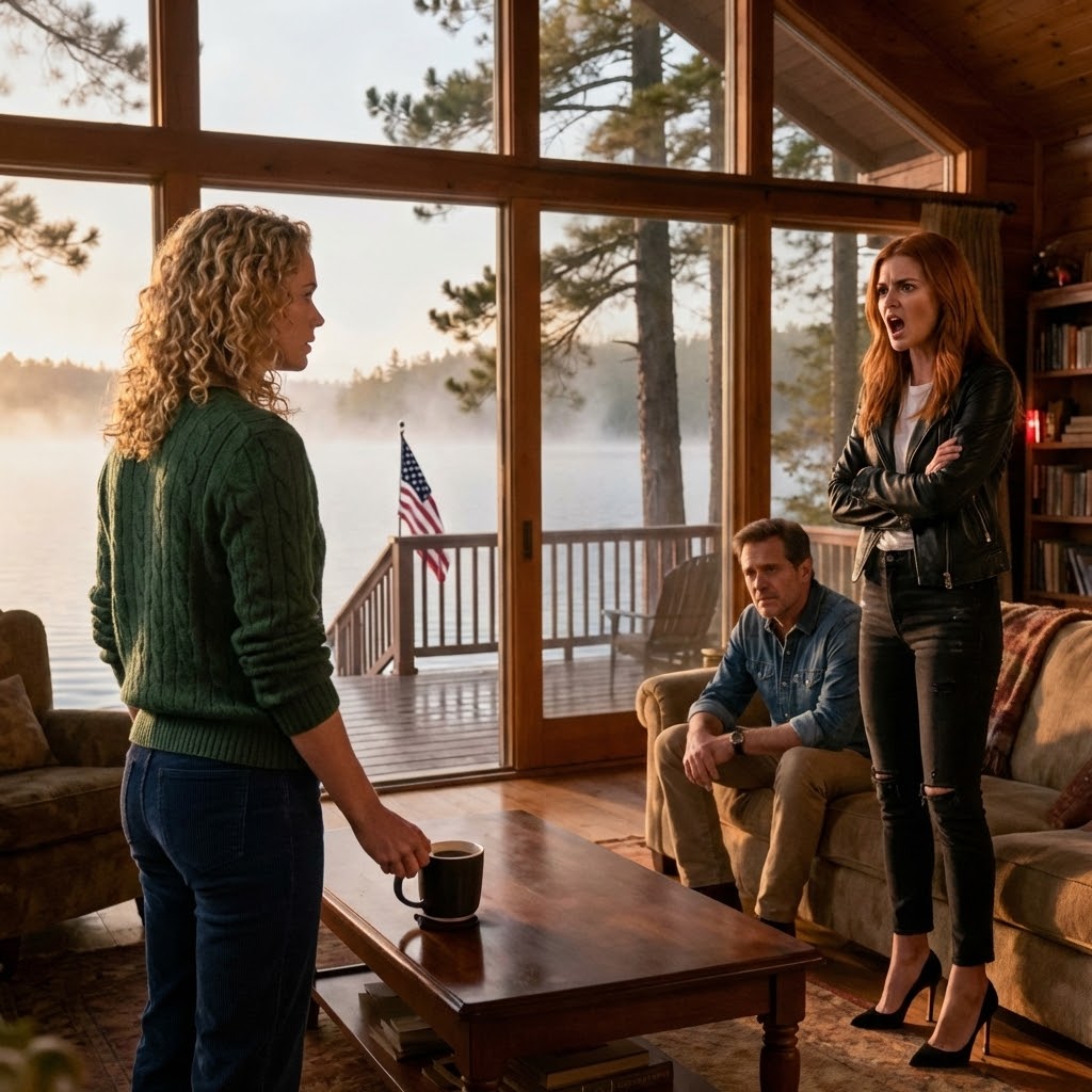 “YOUR FATHER GAVE ME THIS PROPERTY, SO LEAVE, STEPHANIE DECLARED TRIUMPHANTLY. DAD NODDED AND STARTED PACKING MY BELONGINGS HIMSELF. I SAT STILL AS A BLACK MERCEDES PULLED UP. MY ATTORNEY STEPPED OUT WITH DOCUMENTS “MS. CHEN, YOUR STEPMOTHER DOESN’T REALIZE YOU’VE OWNED THIS LAKE HOUSE SINCE…” THEN…