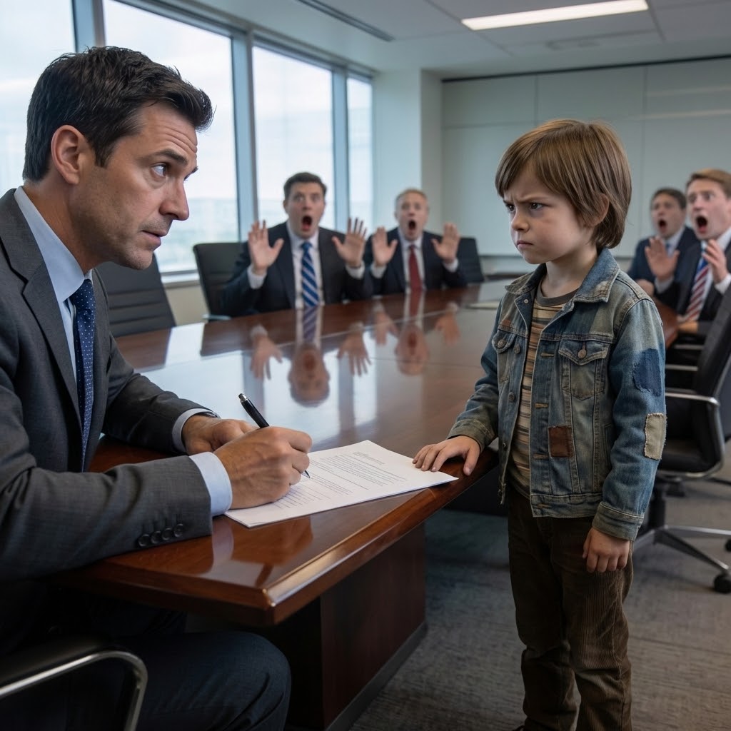 The Billionaire Was About To Sign Bankruptcy Papers When A Little Homeless Girl Spotted A Crucial Mistake. What Happened Next Sh0cked Everyone…
