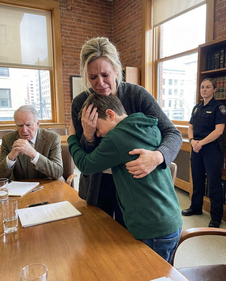 Die Schule meines Sohnes rief mich bei der Arbeit an und sagte: „Kommen Sie sofort.“ Als ich ankam, standen Krankenwagen auf dem Parkplatz, der Direktor fragte, wer sein Pausenbrot eingepackt hatte, und öffnete seine Brotdose vor meinen Augen — meine Hände begannen zu zittern, als ich sah, was sich darin befand.