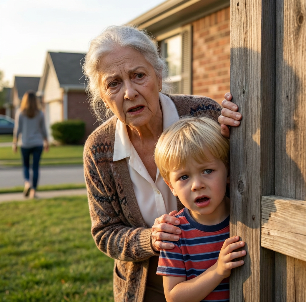Mein 6-jähriger Enkel schloss mich während des Versteckspiels im Geräteschuppen ein… und ein paar Minuten später hörte ich ein Gespräch, das unsere Familie auseinanderreißen würde.