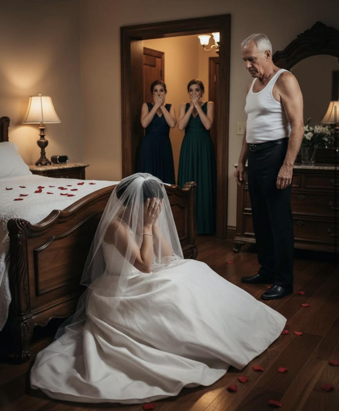 Aber in der Hochzeitsnacht hallte ein seltsamer Schrei aus dem Schlafzimmer, und was ich sah, machte mich sprachlos…