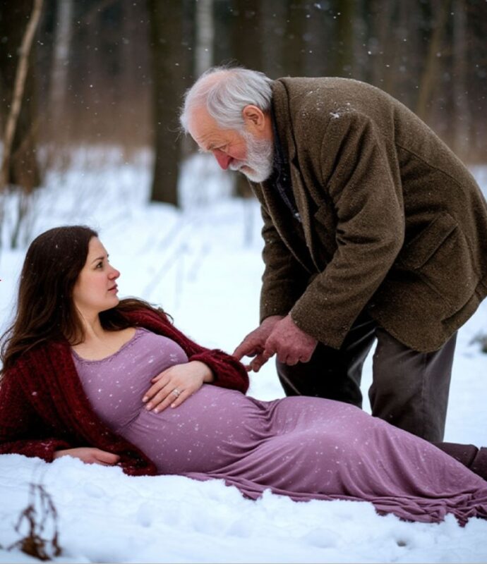 En gammal man hittade en gravid tjej i snön. Han räddade henne från en snöstorm. Och hon gav honom en anledning att leva.